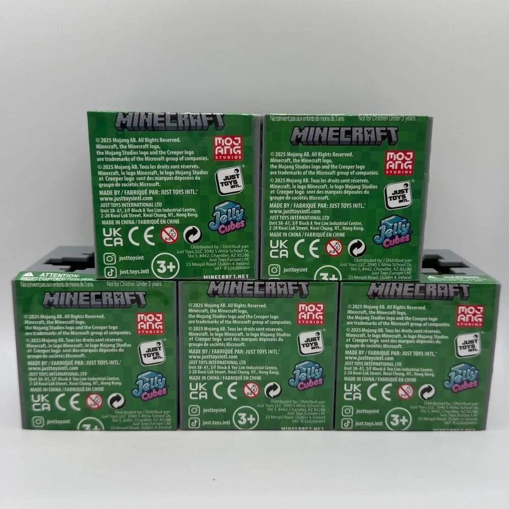 Minecraft Jelly Cube - *Complete Set of 5* Viral Squishy Toy